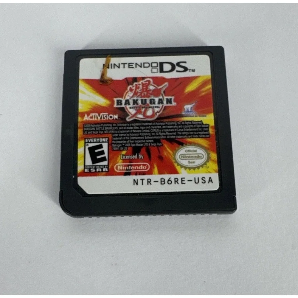 Bakugan Battle Brawlers Nintendo DS Game Cartridge NTR-B6RE-USA Activision 2009